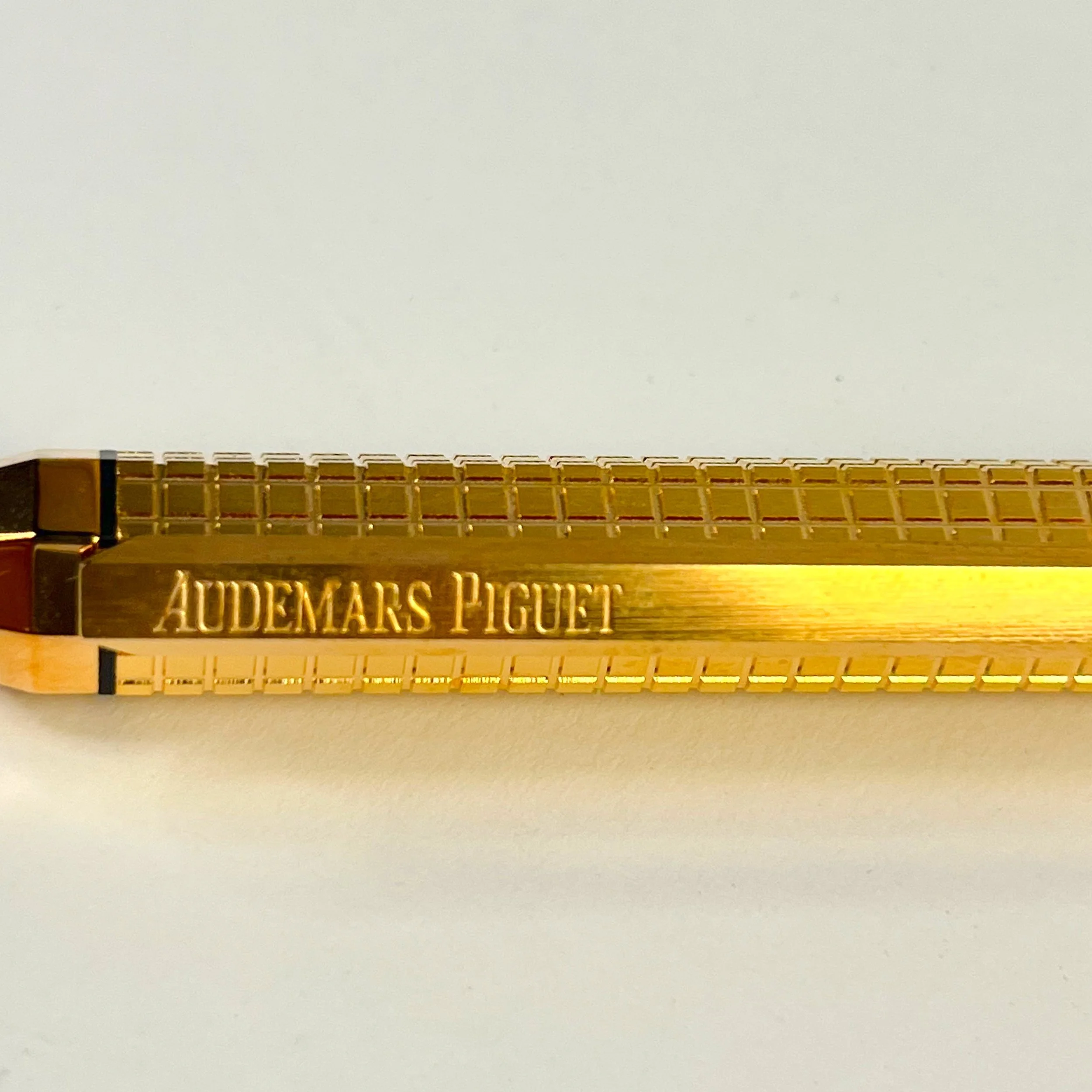Audemars Piguet Gold Tone Tapisserie Pen Octagonal Collectible